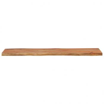 Tischplatte 110x40x2,5cm Rechteckig Massivholz Akazie Baumkante