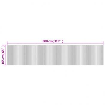 Paravent Hell Natur 165x800 cm Bambus