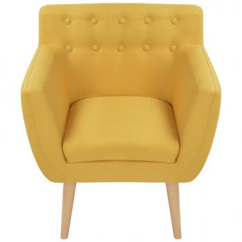 Sessel Gelb Stoff