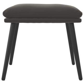 Fußhocker Dunkelgrau 45x29,5x35 cm Samt