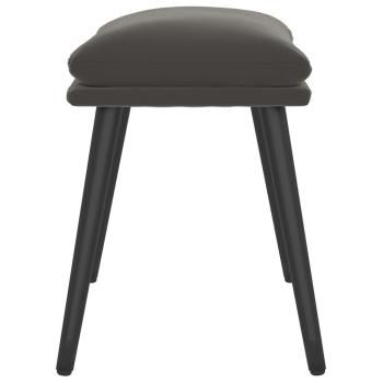 Fußhocker Dunkelgrau 45x29,5x35 cm Samt