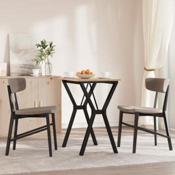 ARDEBO.de - Esstisch-Gestell in Y-Form 60x40x73 cm Gusseisen