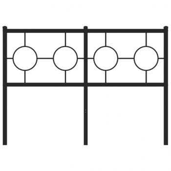 Kopfteil Metall Schwarz 120 cm