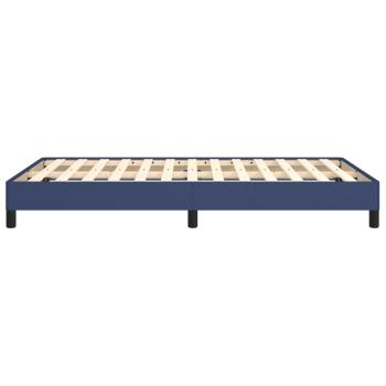 Bettgestell Blau 120x190 cm Stoff