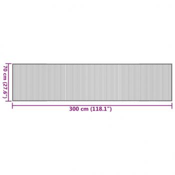 Teppich Rechteckig Natur 70x300 cm Bambus