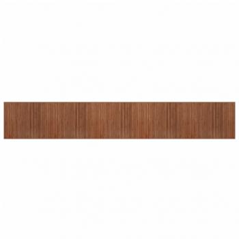 Teppich Rechteckig Braun 80x1000 cm Bambus