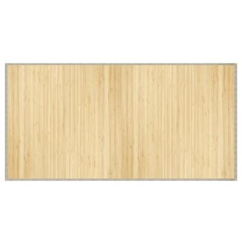 Teppich Rechteckig Hell Natur 100x200 cm Bambus