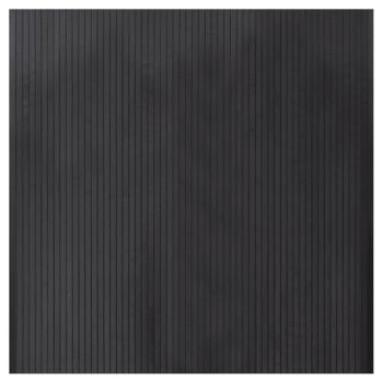 Teppich Rechteckig Grau 100x100 cm Bambus