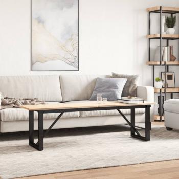 ARDEBO.de - Couchtisch-Gestell in O-Form 140x30x43 cm Gusseisen