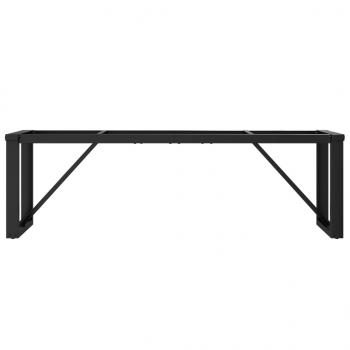 Couchtisch-Gestell in O-Form 140x30x43 cm Gusseisen