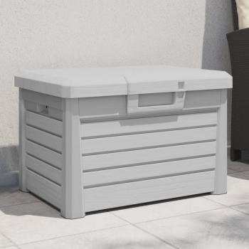 ARDEBO.de - Outdoor-Kissenbox Grau 73x50,5x46,5 cm Polypropylen
