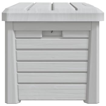 Outdoor-Kissenbox Grau 73x50,5x46,5 cm Polypropylen