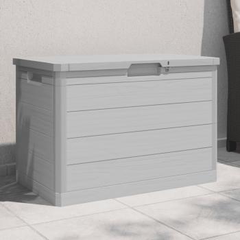 ARDEBO.de - Outdoor-Kissenbox Grau 77,5x44,5x53 cm Polypropylen