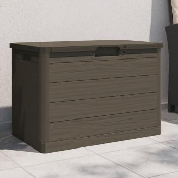 ARDEBO.de - Outdoor-Kissenbox Braun 77,5x44,5x53 cm Polypropylen