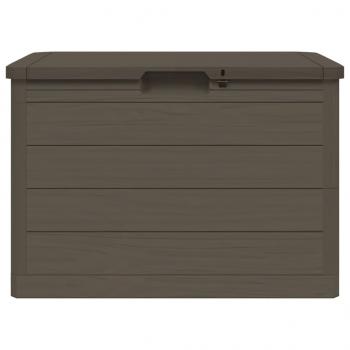 Outdoor-Kissenbox Braun 77,5x44,5x53 cm Polypropylen