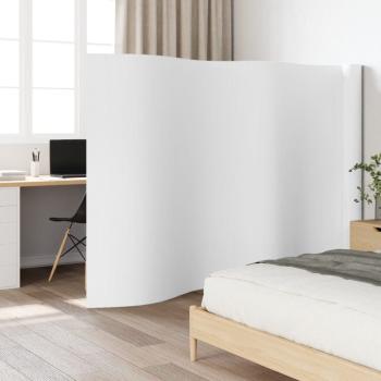 ARDEBO.de - Paravent Weiß 165x800 cm Bambus