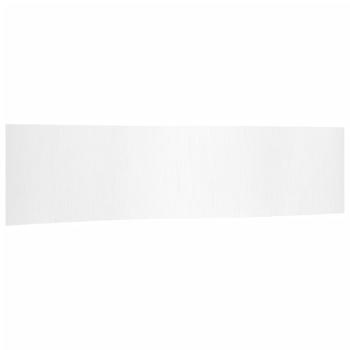Paravent Weiß 165x800 cm Bambus
