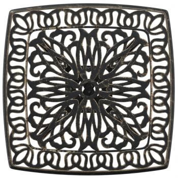 Gartentisch Bronzen 53x53x53 cm Aluminiumguss