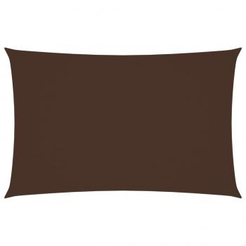 Sonnensegel Oxford-Gewebe Rechteckig 2,5x5 m Braun
