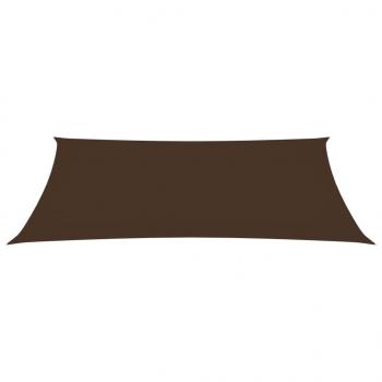 Sonnensegel Oxford-Gewebe Rechteckig 2,5x5 m Braun