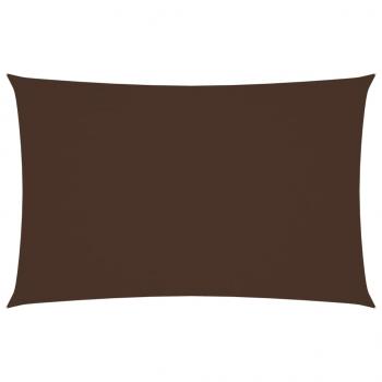 Sonnensegel Oxford-Gewebe Rechteckig 4x7 m Braun