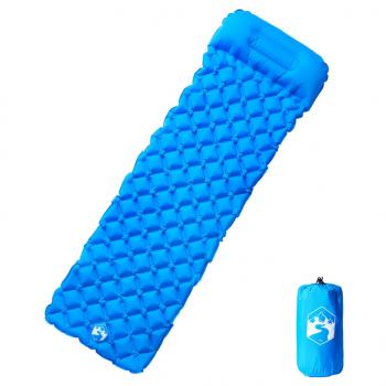 ARDEBO.de - Aufblasbare Isomatte mit Kissen Blau