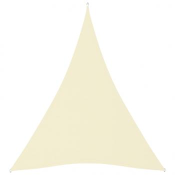 Sonnensegel Oxford-Gewebe Dreieckig 5x7x7 m Creme