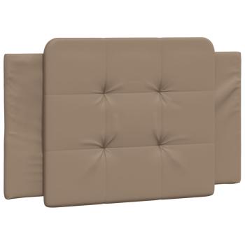 Bettgestell mit LED Cappuccino-Braun 80x200 cm Kunstleder