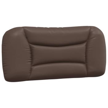 Bett mit Matratze Braun 80x200 cm Kunstleder