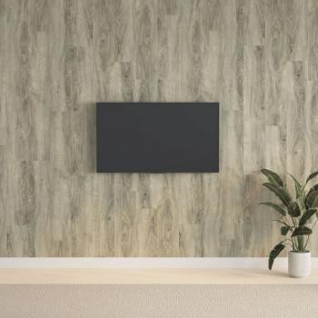 ARDEBO.de - Wandpaneele Holzoptik Grau PVC 2,06 m²