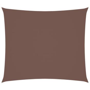 Sonnensegel Oxford-Gewebe Rechteckig 2x2,5 m Braun