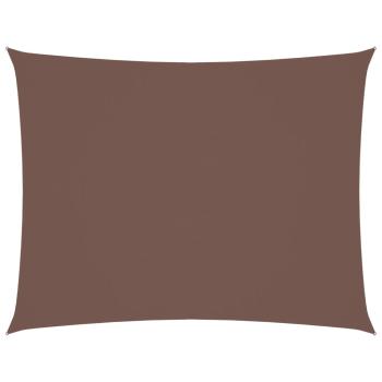 Sonnensegel Oxford-Gewebe Rechteckig 2x3,5 m Braun