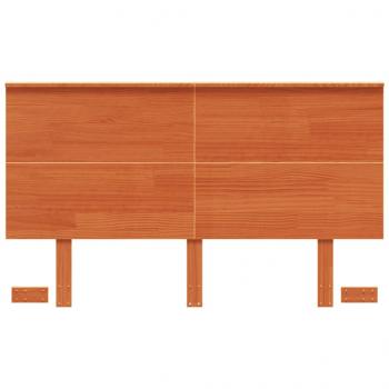 Kopfteil Wachsbraun 120 cm Massivholz Kiefer