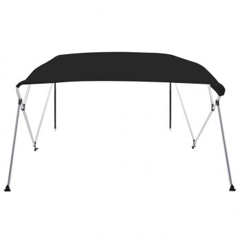 4-Bow Bimini-Top Schwarz 236x228x127 cm
