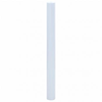 Fensterfolien 5 Stk. Statisch Matt Transparent Weiß PVC