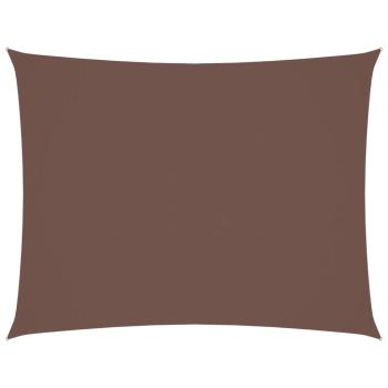Sonnensegel Oxford-Gewebe Rechteckig 4x5 m Braun