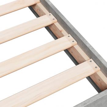 Bettgestell Betongrau 90x190 cm Holzwerkstoff