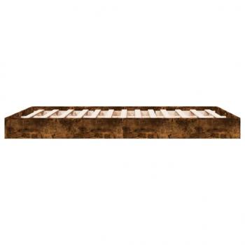 Bettgestell Räuchereiche 140x200 cm Holzwerkstoff