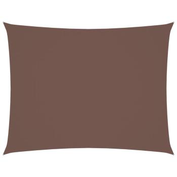 Sonnensegel Oxford-Gewebe Rechteckig 2,5x4 m Braun