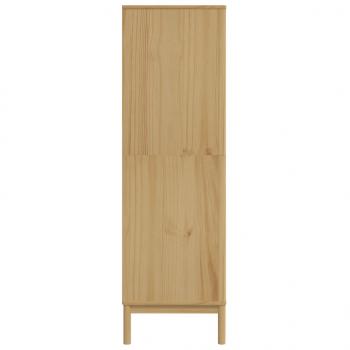 Kleiderschrank FLORO Wachsbraun 77x53x171 cm Massivholz Kiefer