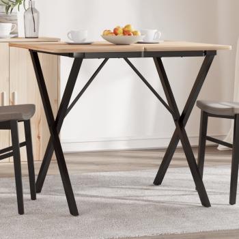 ARDEBO.de - Esstisch-Gestell in X-Form 70x70x73 cm Gusseisen