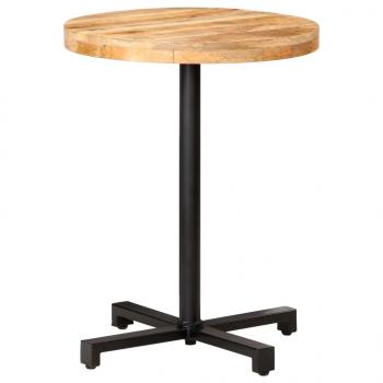 ARDEBO.de - Bistrotisch Rund Ø60x75 cm Raues Mangoholz