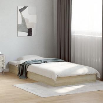 Bettgestell Sonoma-Eiche 75x190 cm Holzwerkstoff