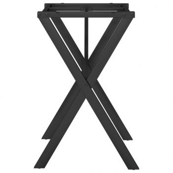 Esstisch-Gestell in X-Form 60x40x73 cm Gusseisen