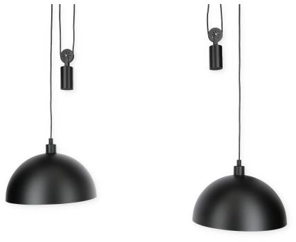 ARDEBO.de Eglo Pendelleuchte, 80W, schwarz (43436)