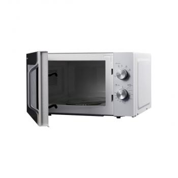 Sharp R204WA Mikrowelle 20 Liter Garraum, 800 Watt, Glasdrehteller(24,5cm), 2 Drehknopf Bedienung, weiß