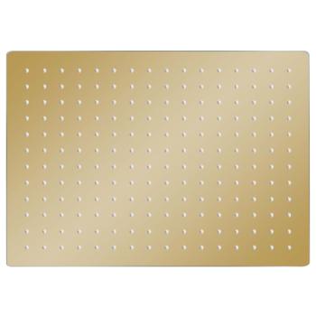 Regenbrause Edelstahl 40x30 cm Rechteckig Golden