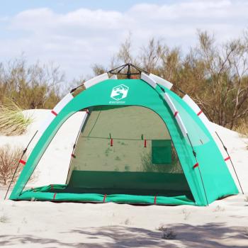 ARDEBO.de - Strandzelt 2 Personen Seegrün Quick Release Wasserdicht