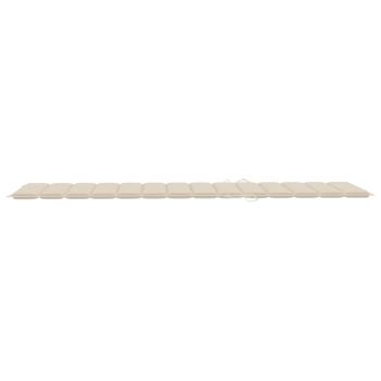 Sonnenliegen 2 Stk. mit Auflagen Massivholz Akazie