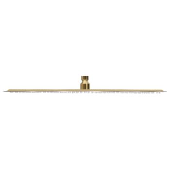 Regenbrause Edelstahl 50 cm Rund Golden